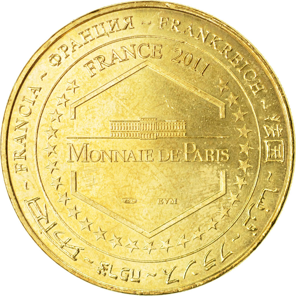 Francia, Token, Touristic token, 43/ Abbatiale de la Chaise-Dieu, 2011, MDP, BB