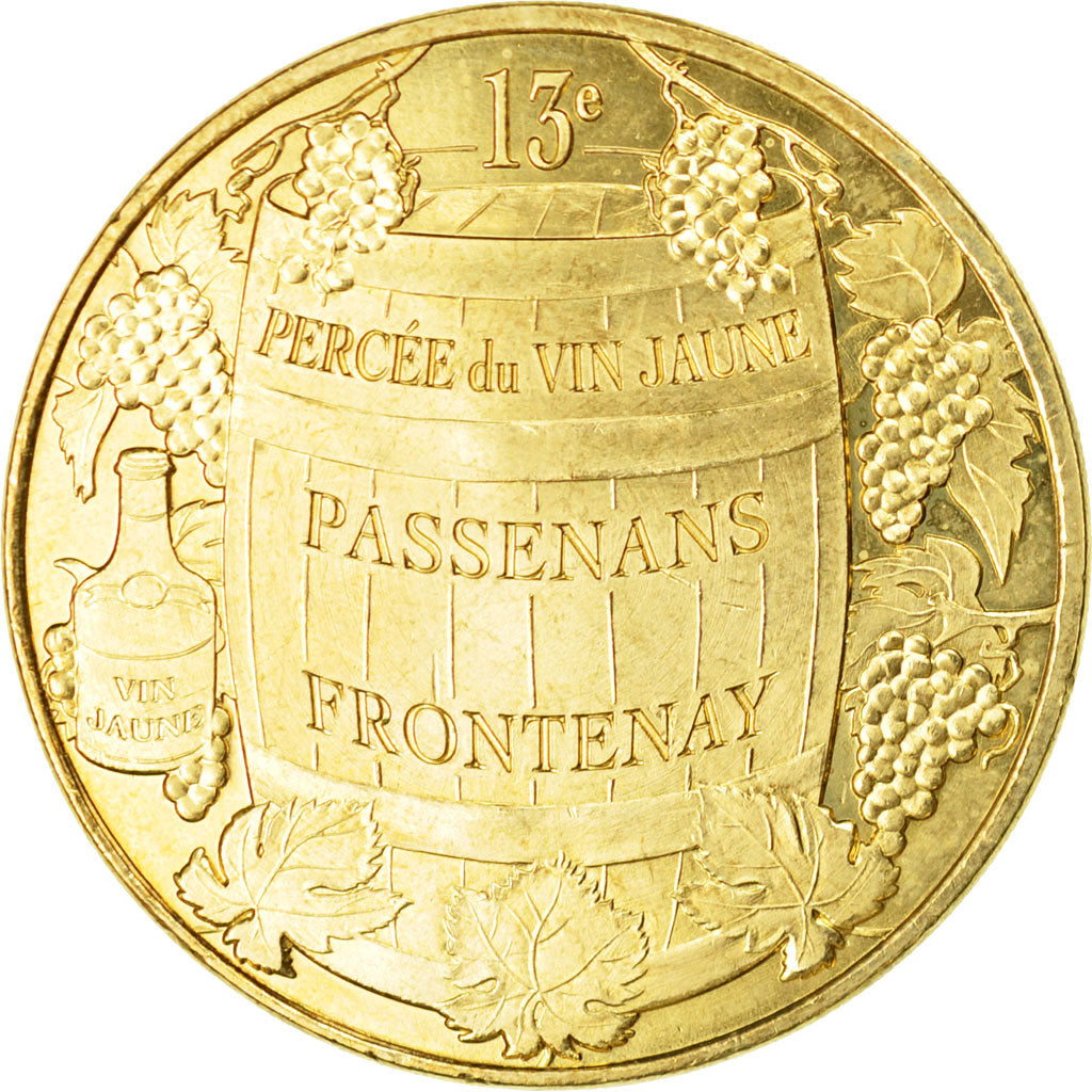 Francia, Token, Touristic token, 39/ Percée du Vin Jaune - Passenans, 2009