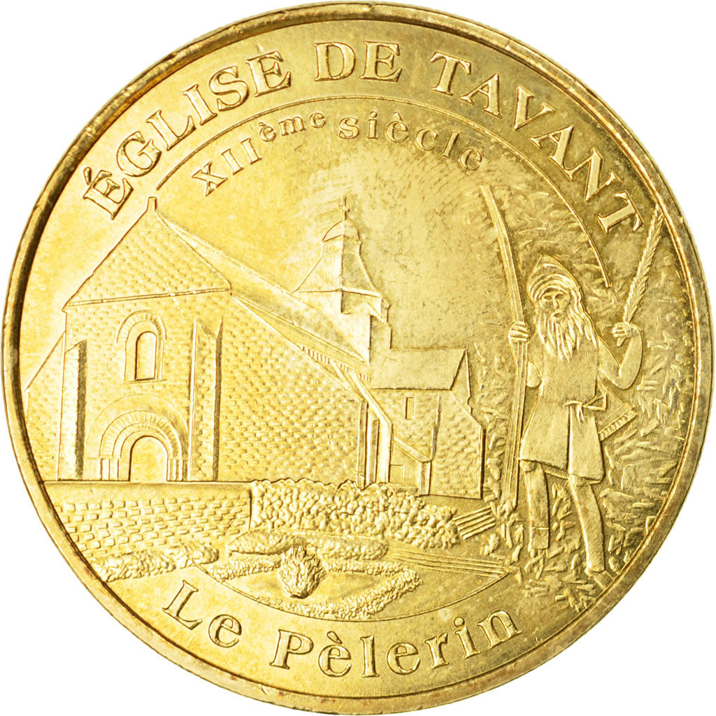 Francia, Token, Touristic token, 37/ Eglise de Tavant, 2009, MDP, BB