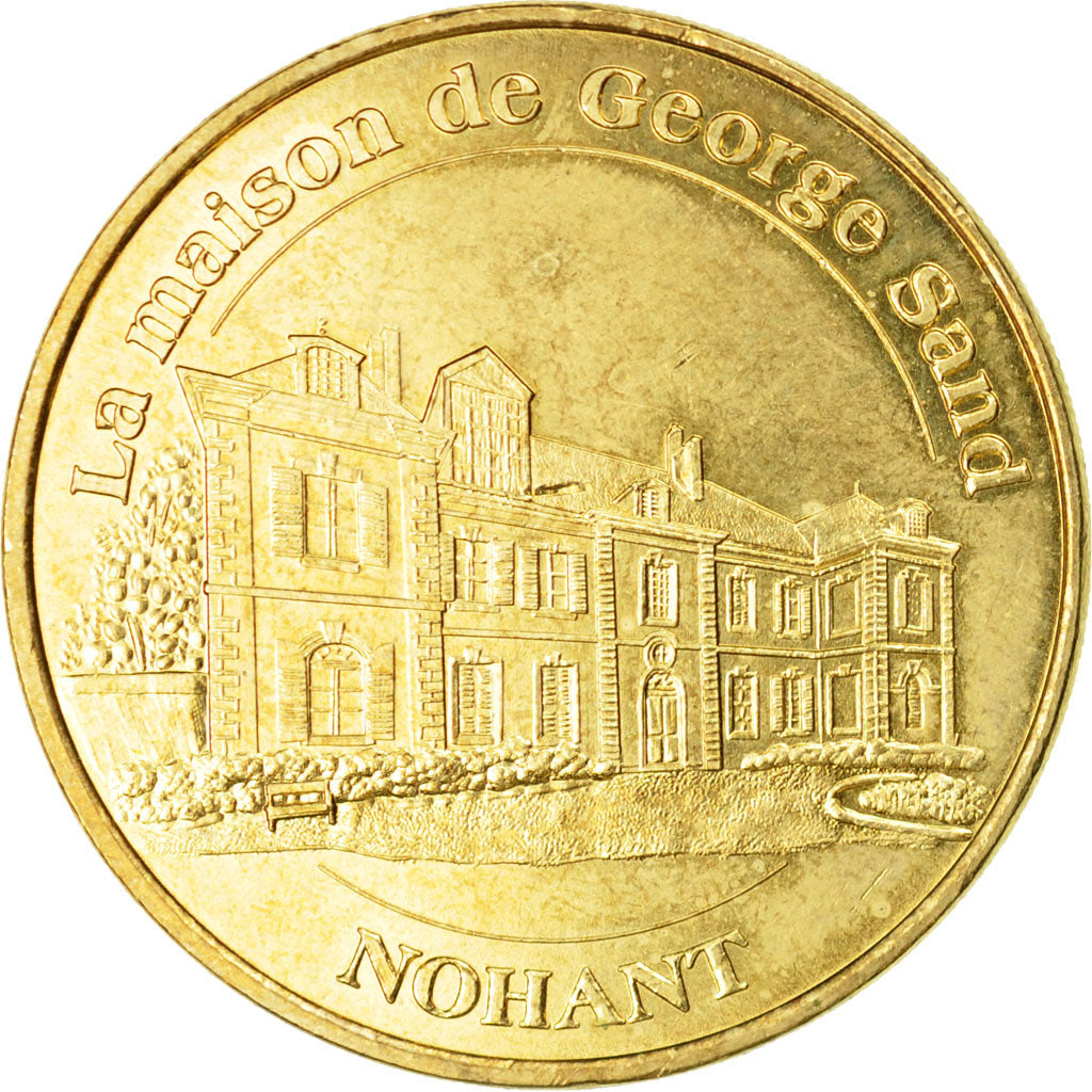 France, Token, Touristic token, Nohant-Vic - Maison de Georges Sand, 2011, MDP