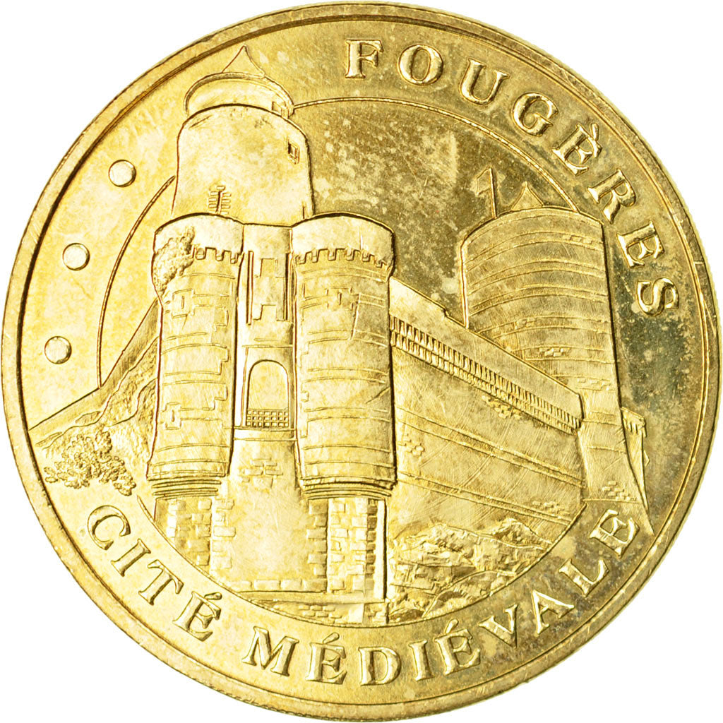Francia, Token, Touristic token, Fougères - Cité médiévale n° 2, 2009, MDP