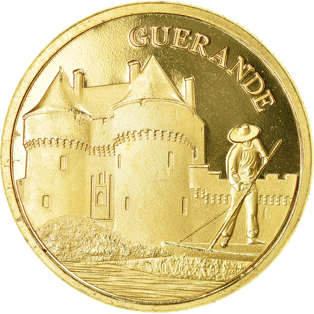 France, Jeton, Jeton Touristique, 44/ Guérande, Souvenirs et Patrimoine, TTB