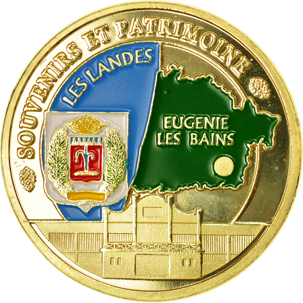 Francia, Token, Touristic token, 40/ Eugénie-les-Bains, Souvenirs et
