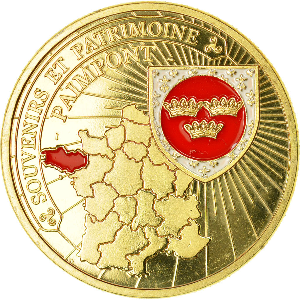 France, Token, Touristic token, 35/ Paimpont, Souvenirs et Patrimoine