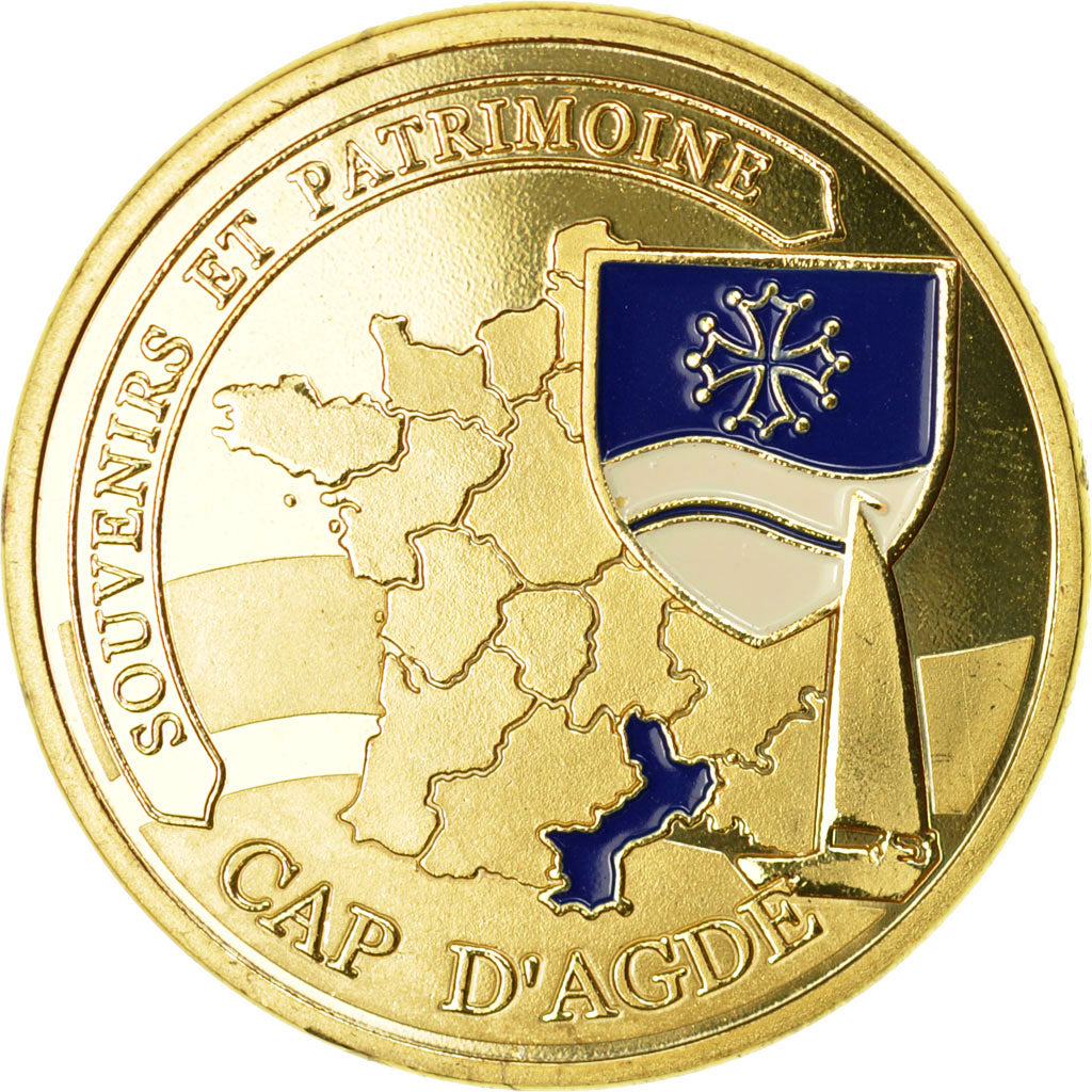 France, Token, Touristic token, 34/ Cap d'Agde, Souvenirs et Patrimoine