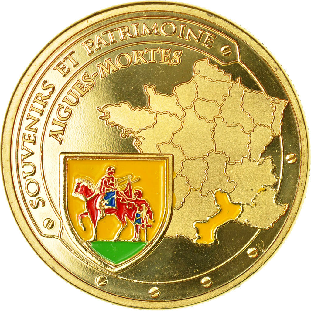 France, Token, Touristic token, 30/ Aigues-Mortes, Souvenirs et Patrimoine