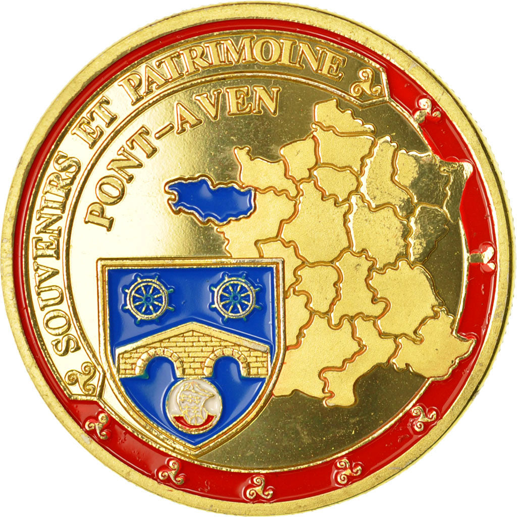 France, Token, Touristic token, 29/ Pont-Aven, Souvenirs et Patrimoine