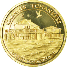 France, Jeton, Jeton Touristique, 33/ Bassin d'Arcachon - cabanes tchankées