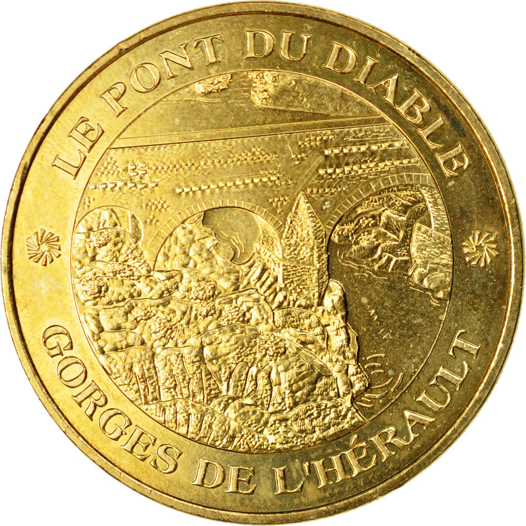 Francia, Token, Touristic token, Saint-Jean de Fos - Le pont du diable, 2009