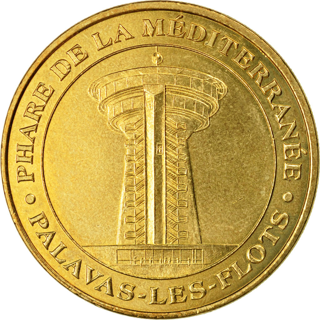 Francia, Token, Touristic token, 34/ Phare de la Méditerranée - Palavas, 2010