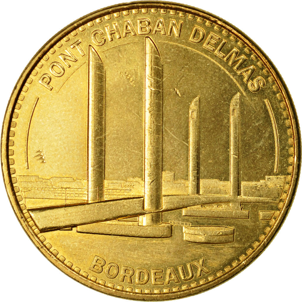 France, Token, Touristic token, Bordeaux - Pont Chaban Delmas, 2013, MDP