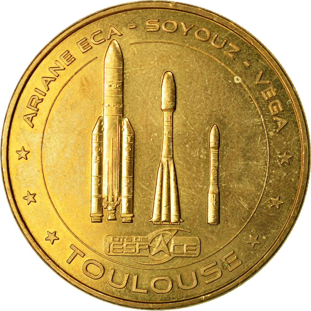 France, Token, Touristic token, Toulouse -  Cité de l'Espace n°7, 2013, MDP