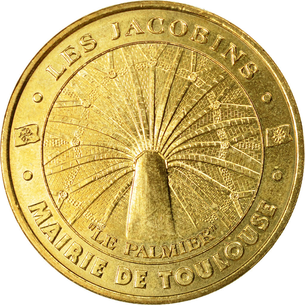 France, Jeton, Jeton Touristique, 31/ Les Jacobins - Palmier - Toulouse, 2005