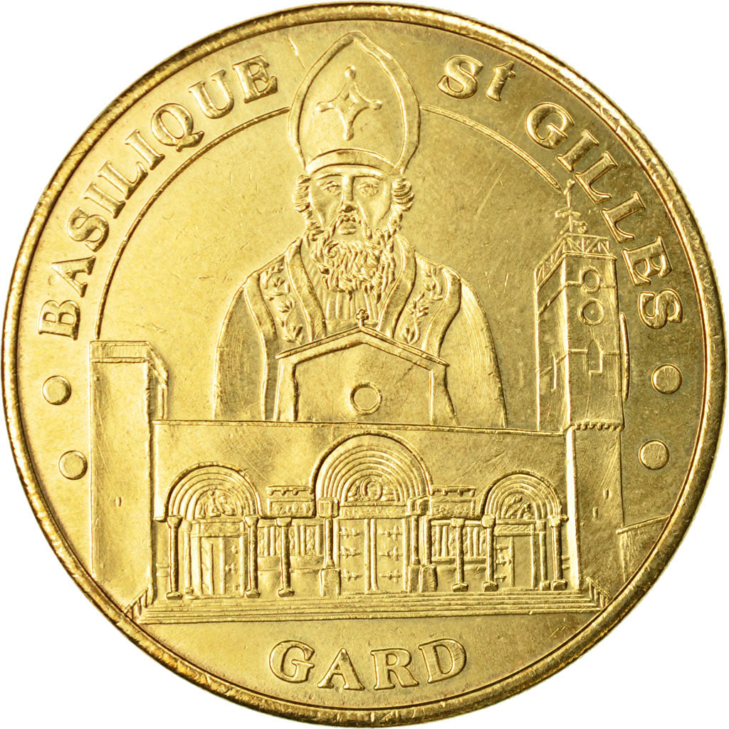 Francia, Token, Touristic token, Saint-Gilles Basilique, 2004, MDP, BB