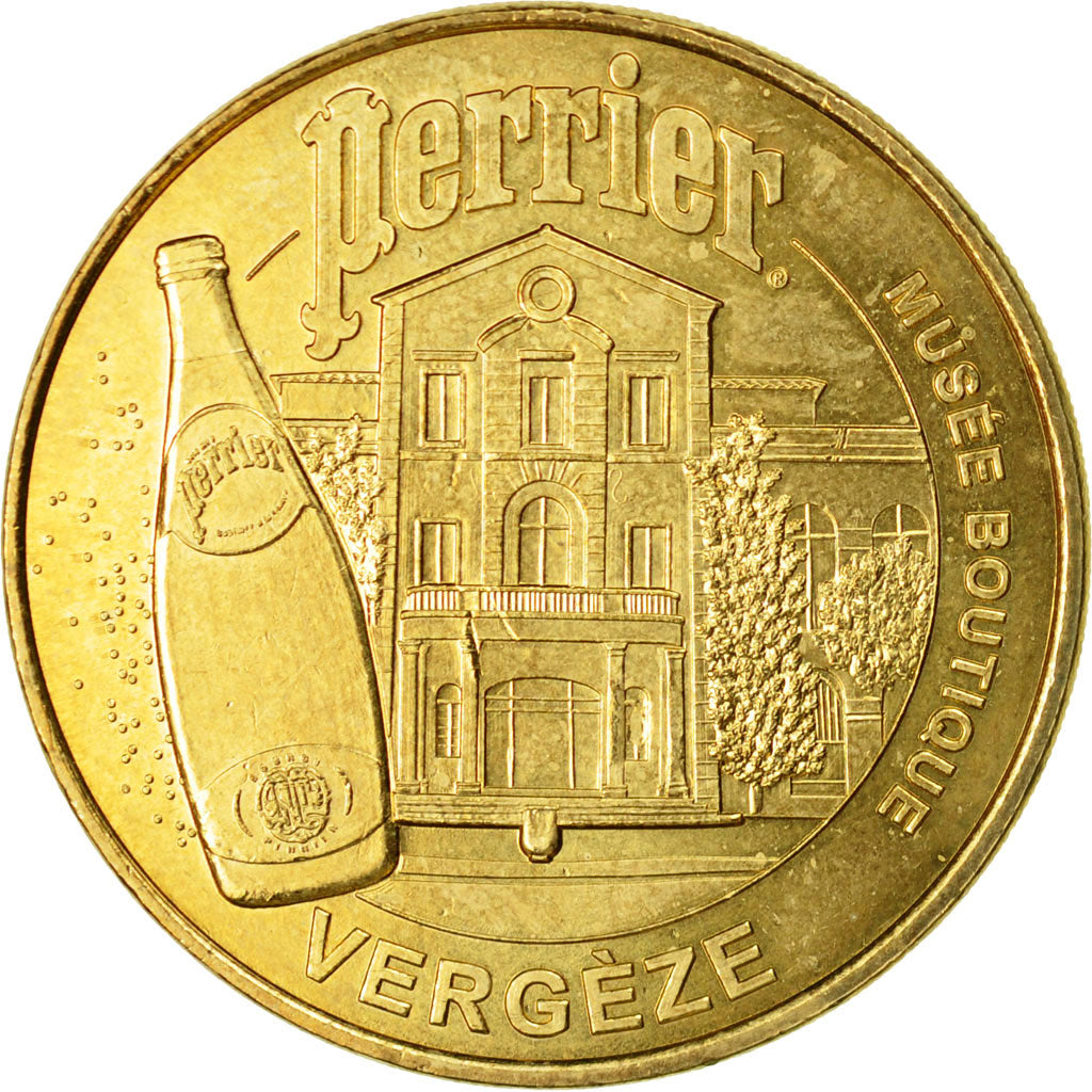 France, Token, Touristic token, Vergèze - Perrier Musée Boutique, 2012, MDP