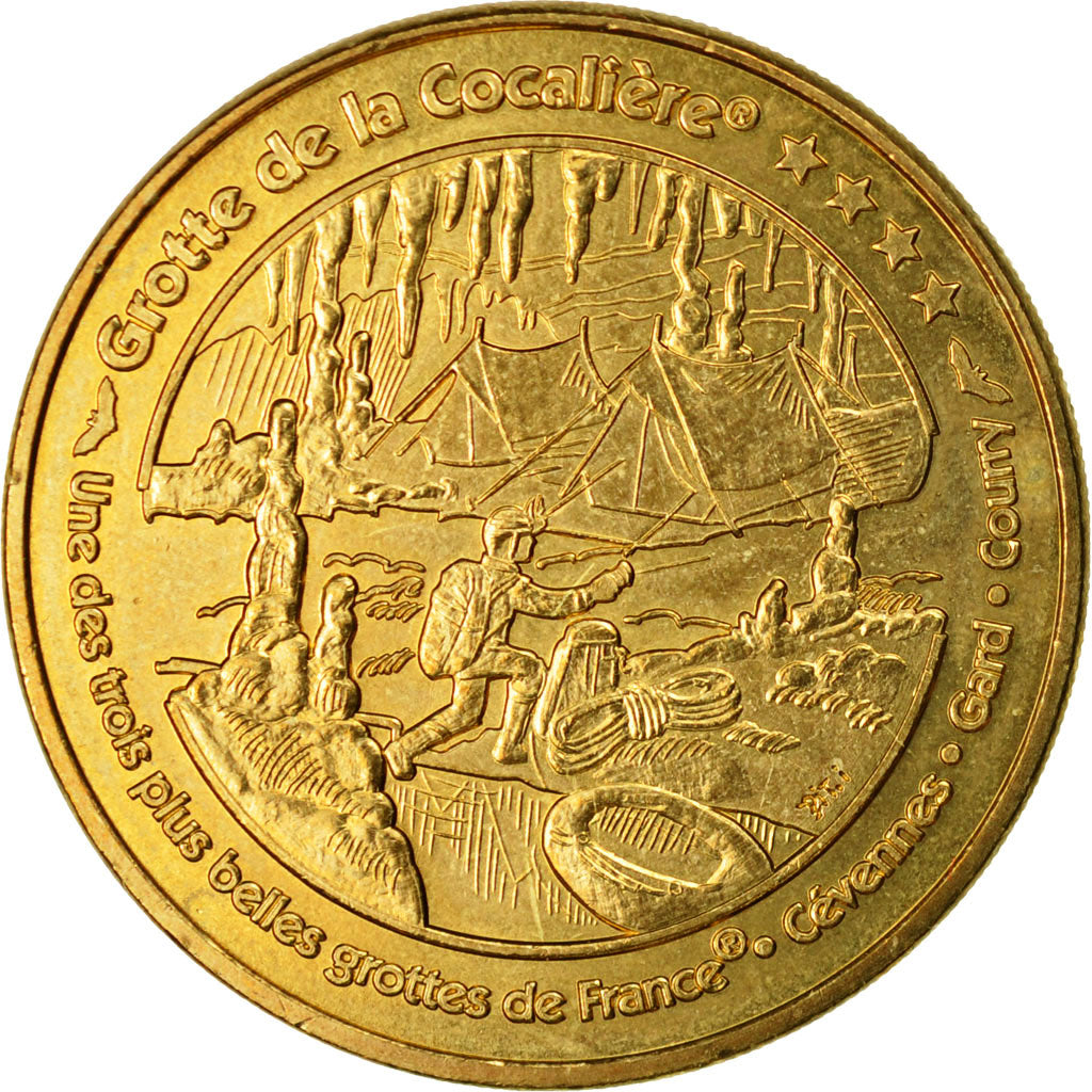 France, Token, Touristic token, Courry - Grotte de la Cocalière n°7, 2013