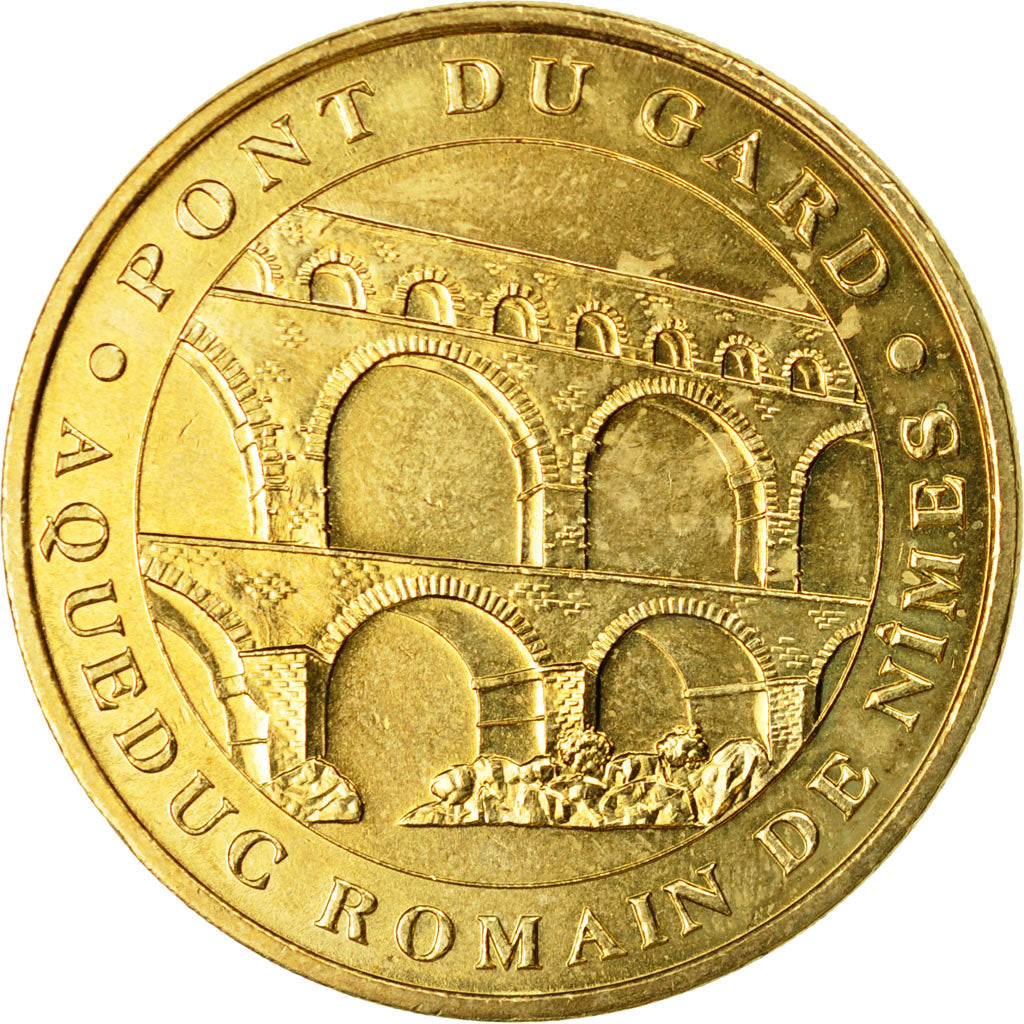 France, Jeton, Jeton Touristique, Vers Pont du Gard - Pont du Gard n°1, 2009