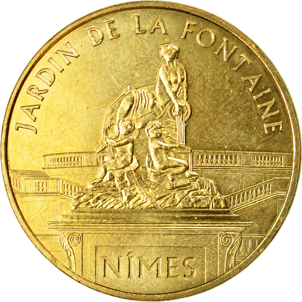 France, Token, Touristic token, Nimes - Jardin de La Fontaine, 2011, MDP