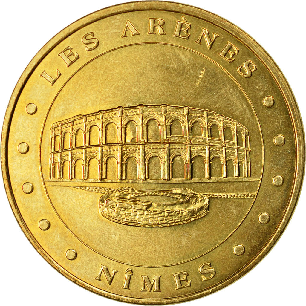France, Jeton, Jeton Touristique, Nimes - Les Arènes n°2, 2010, MDP, TTB