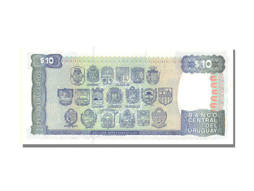 Uruguay, 10 Pesos Uruguayos, UNC(65-70), B