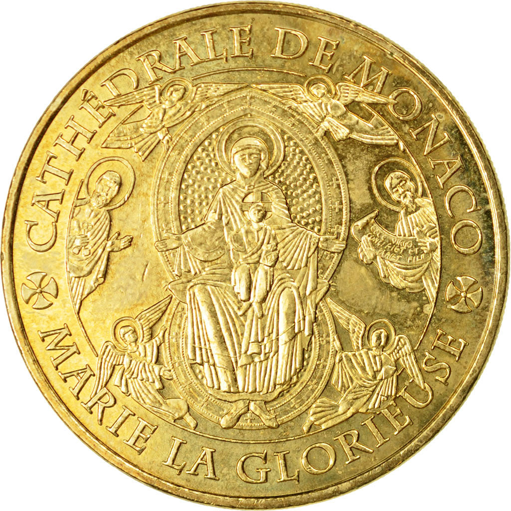 France, Token, Touristic token, Monaco - Cathédrale n°5 - Marie la Glorieuse