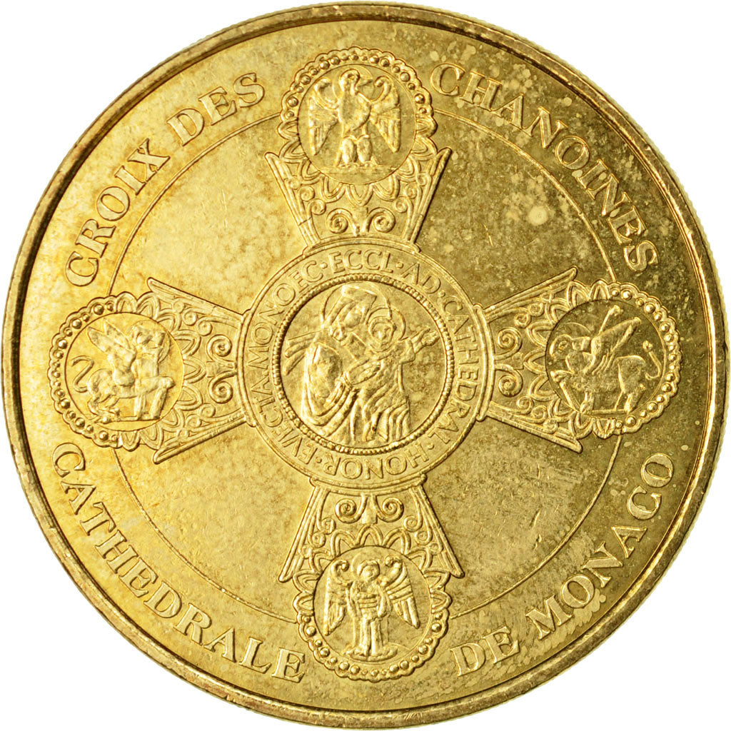 France, Token, Touristic token, Monaco - Cathédrale n°5 - Marie la Glorieuse