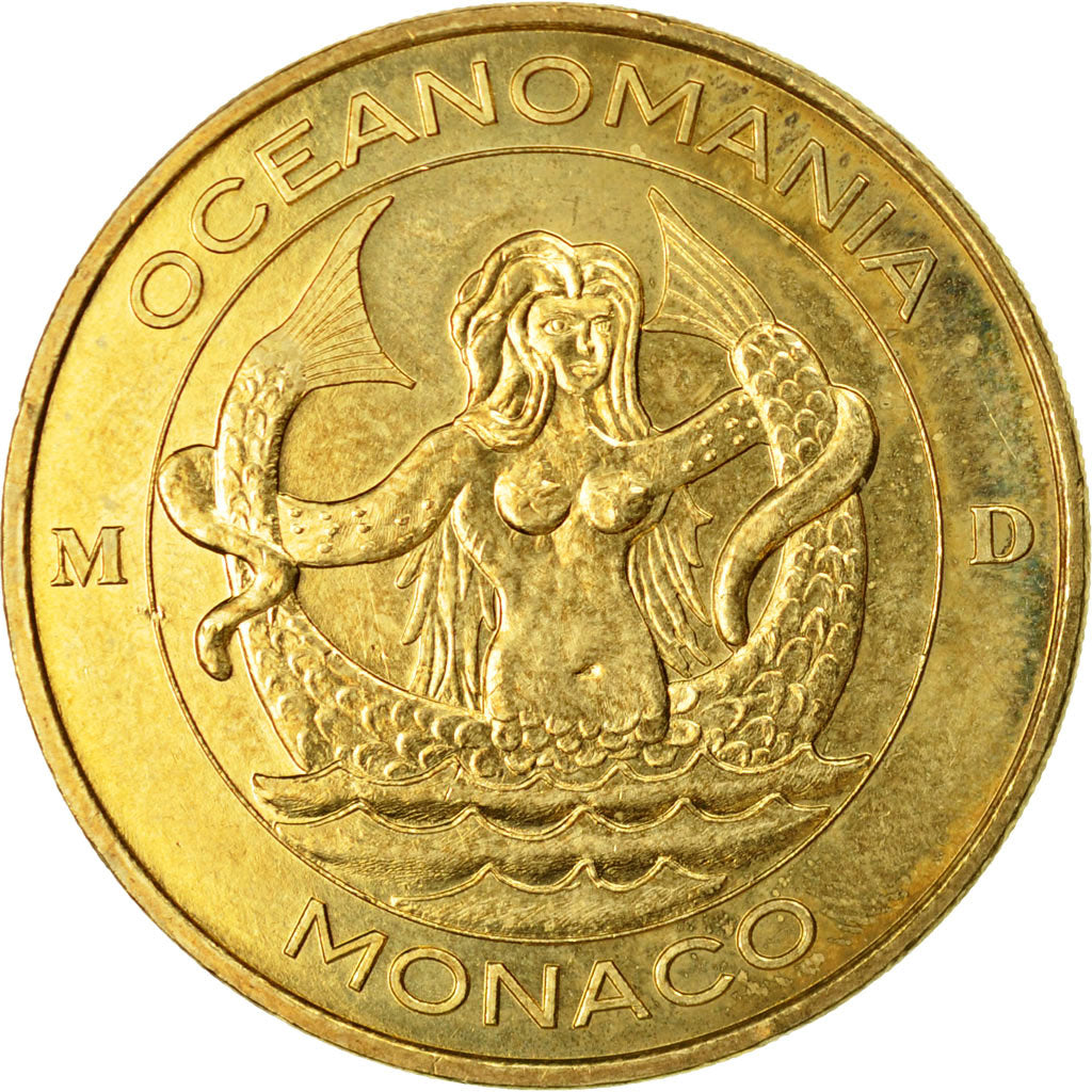 Francia, Token, Touristic token, 98/ Océanomania - Monaco, 2012, MDP, BB