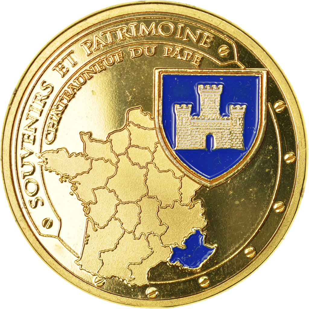 France, Token, Touristic token, 84/ Châteauneuf du Pape, Souvenirs et