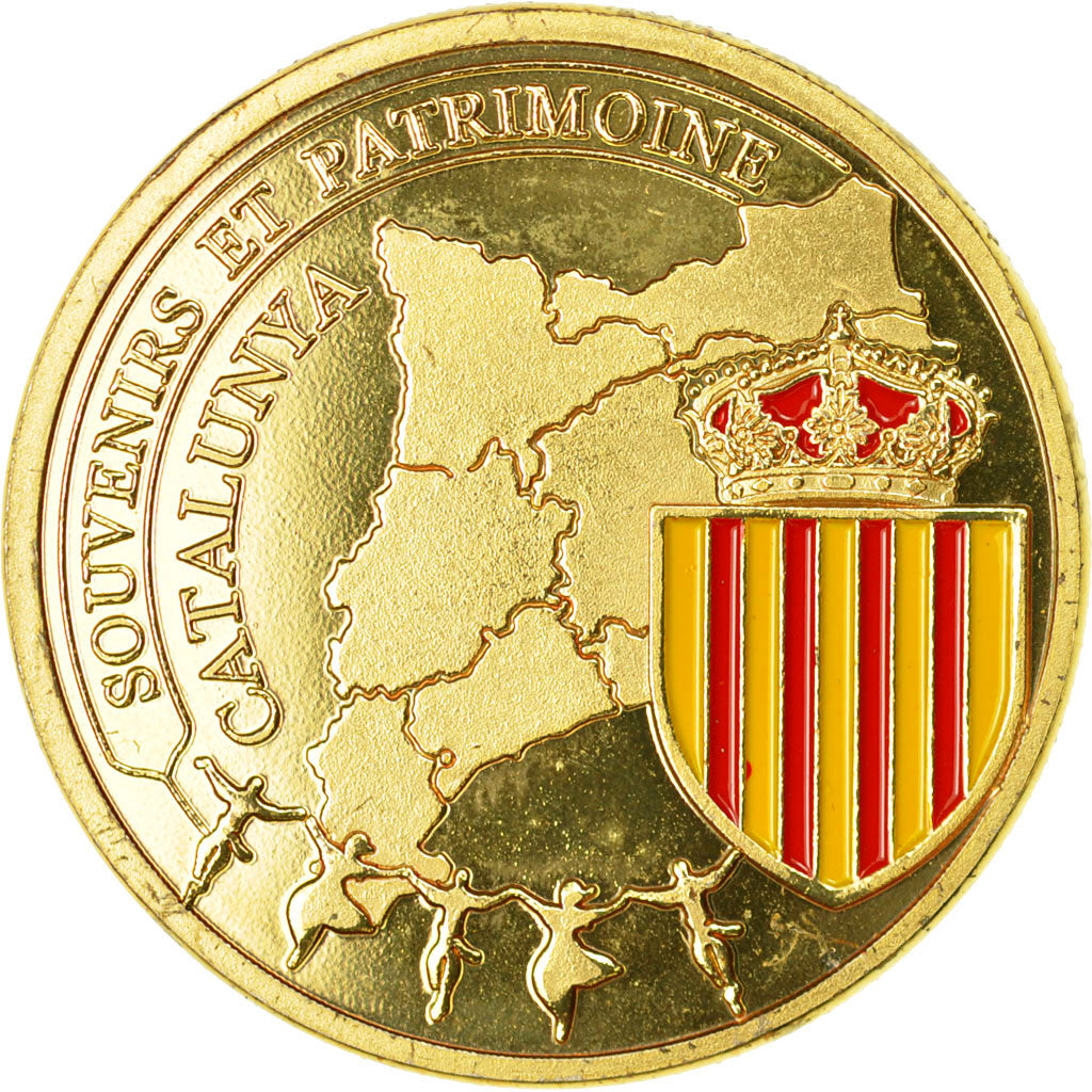 France, Token, Touristic token, Espagne - Catalogne - Sempré endavant mai