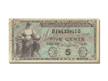 Banknote, United States, 5 Cents, KM:M22, EF(40-45)