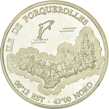 France, Token, Touristic token, 83/ Porquerolles - Latitude et longitude