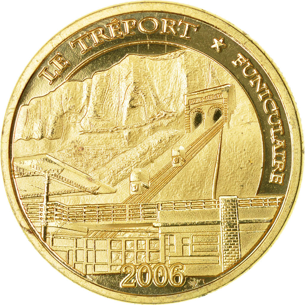 France, Token, Touristic token, 76/ Le Tréport - Funiculaire, Souvenirs et