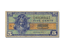 Billete, 5 Cents, Estados Unidos, KM:M29, BC+