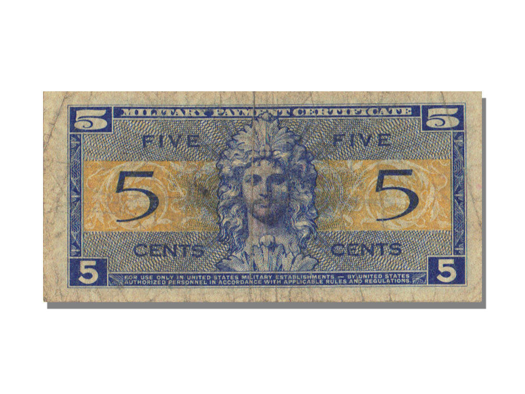 Banknote, United States, 5 Cents, KM:M29, VF(30-35)