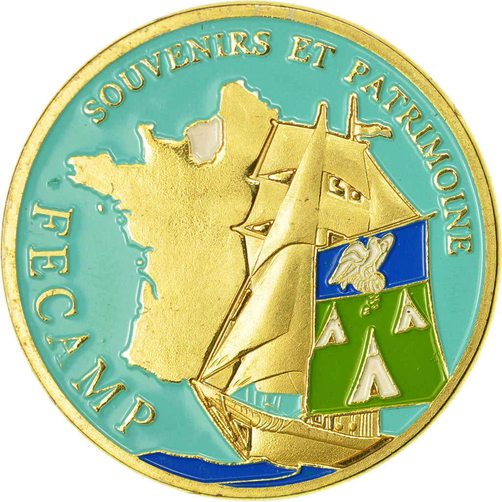 France, Token, Touristic token, 76/ Fécamp - Goélettes, Souvenirs et
