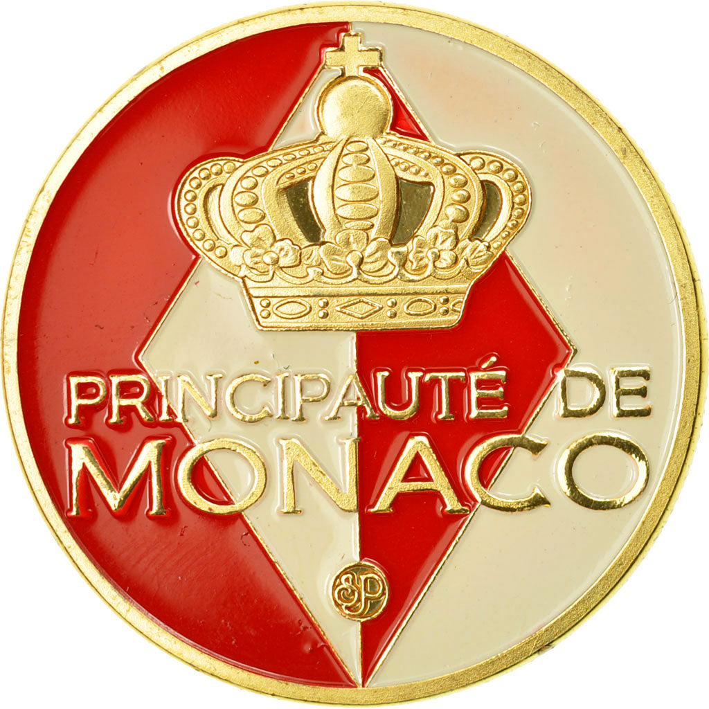 France, Token, Touristic token, 98/ Monaco - Le Rocher, Souvenirs et Patrimoine