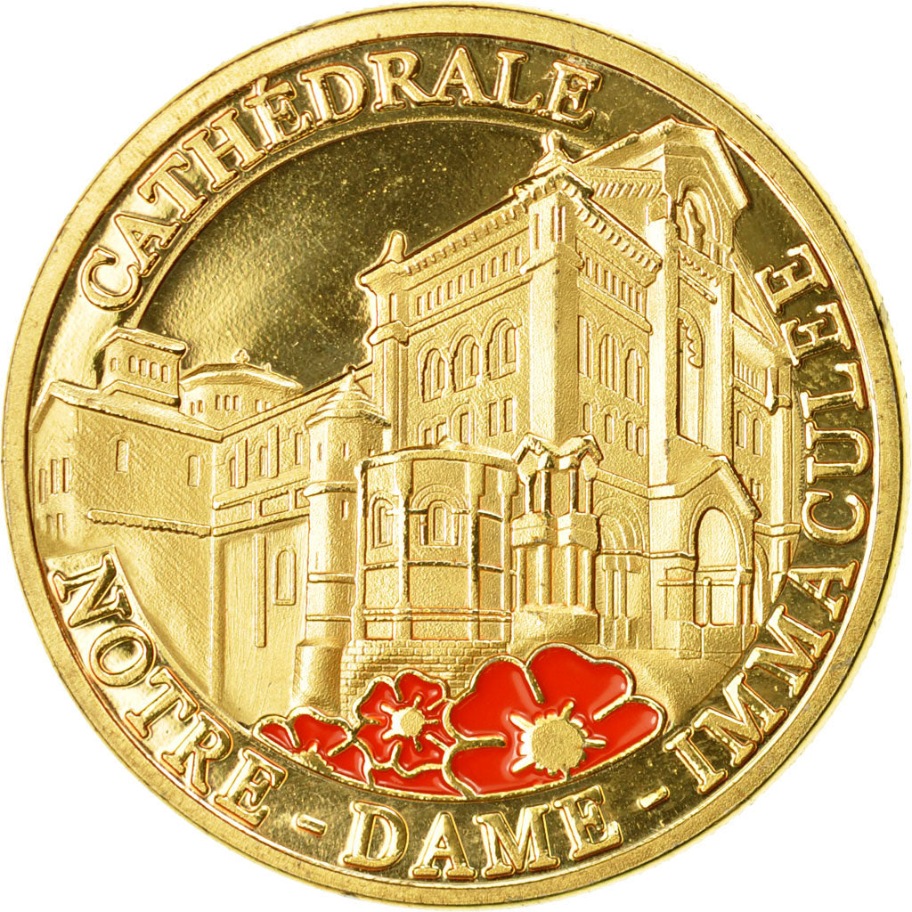 France, Token, Touristic token, 98/ Monaco - Notre Dame Immaculée, Souvenirs et