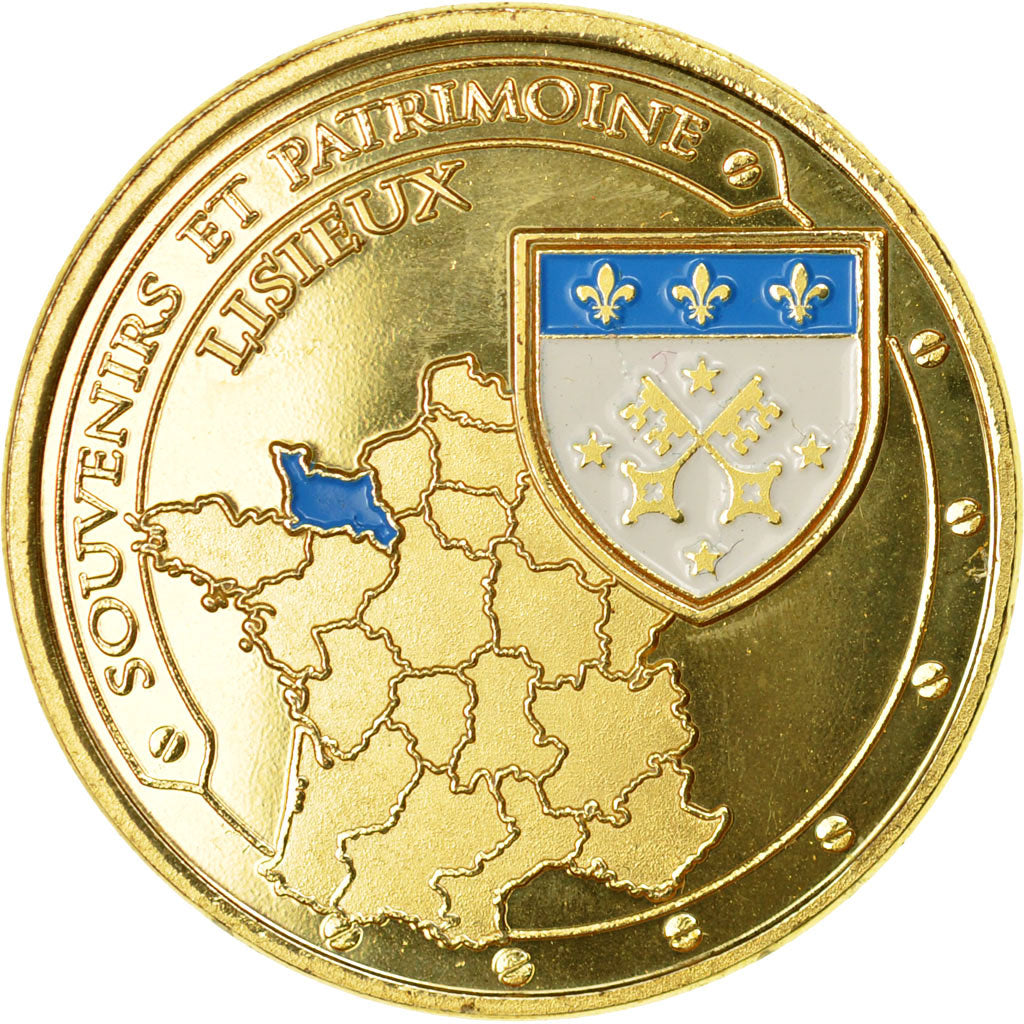 Francia, Token, Touristic token, 14/ Lisieux - Basilique, Souvenirs et