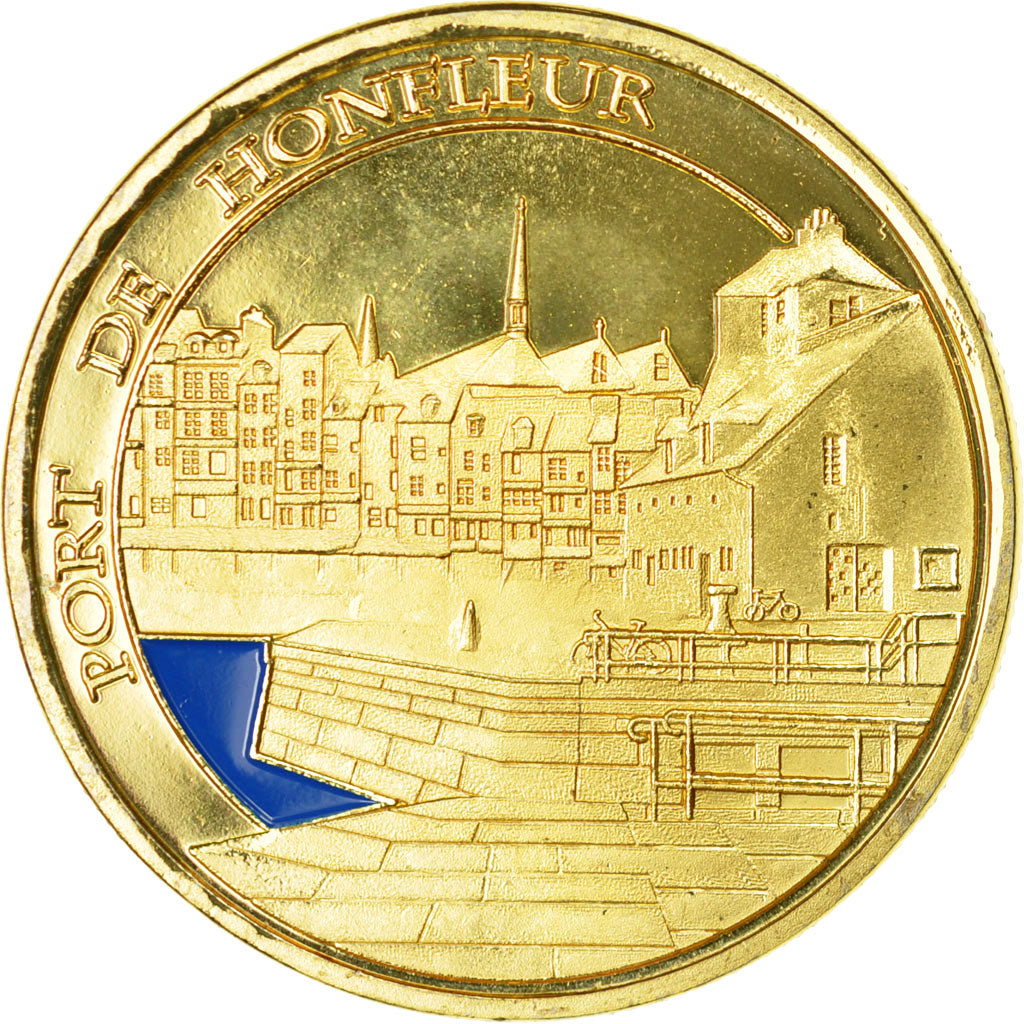 France, Jeton, Jeton Touristique, 14/ Honfleur - Pont de Normandie, Souvenirs et