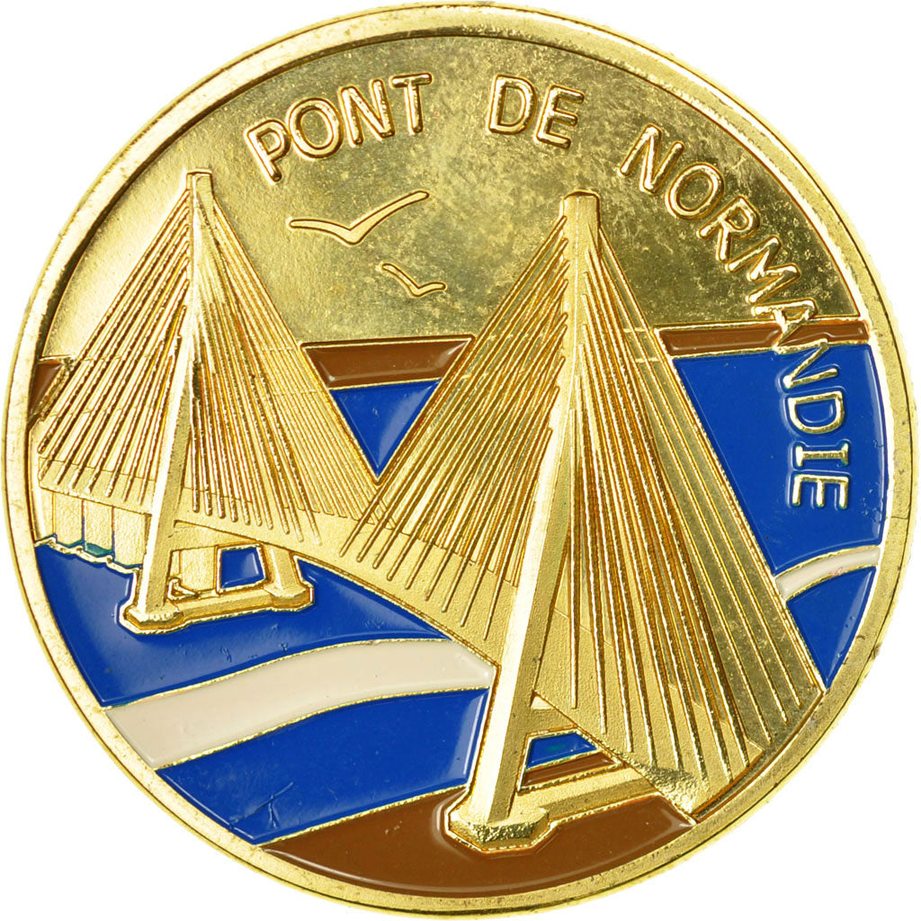 France, Jeton, Jeton Touristique, 14/ Honfleur - Pont de Normandie, Souvenirs et