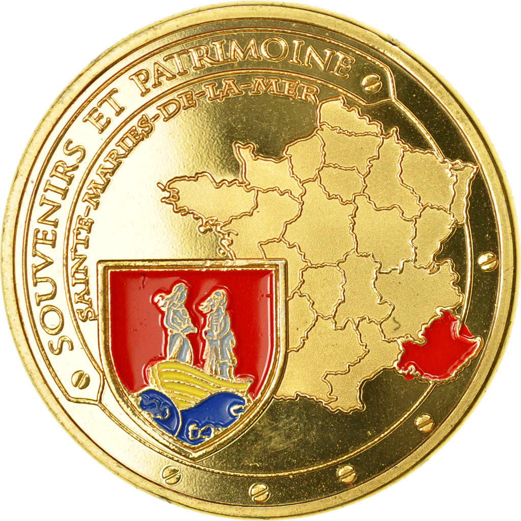 Francia, Token, Touristic token, 13/ Saintes Maries de la Mer - Eglise