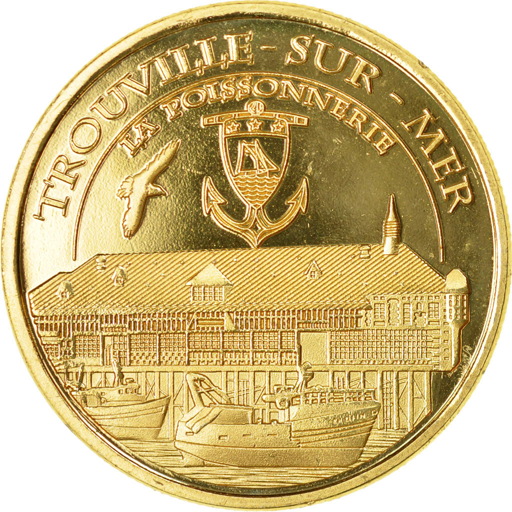 France, Token, Touristic token, 14/ Trouville sur Mer - La Poissonnerie