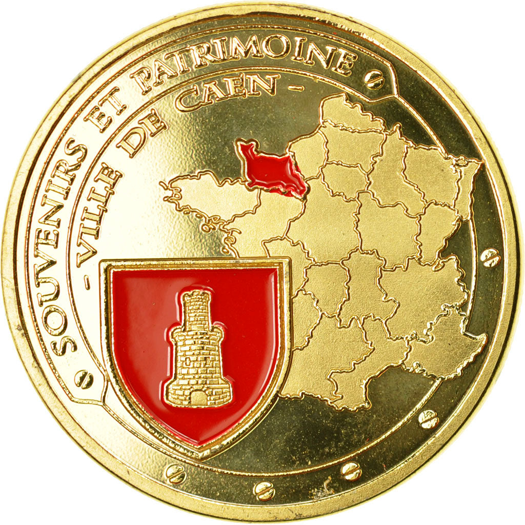 France, Token, Touristic token, 14/ Caen - L'Abbaye aux hommes, Souvenirs et