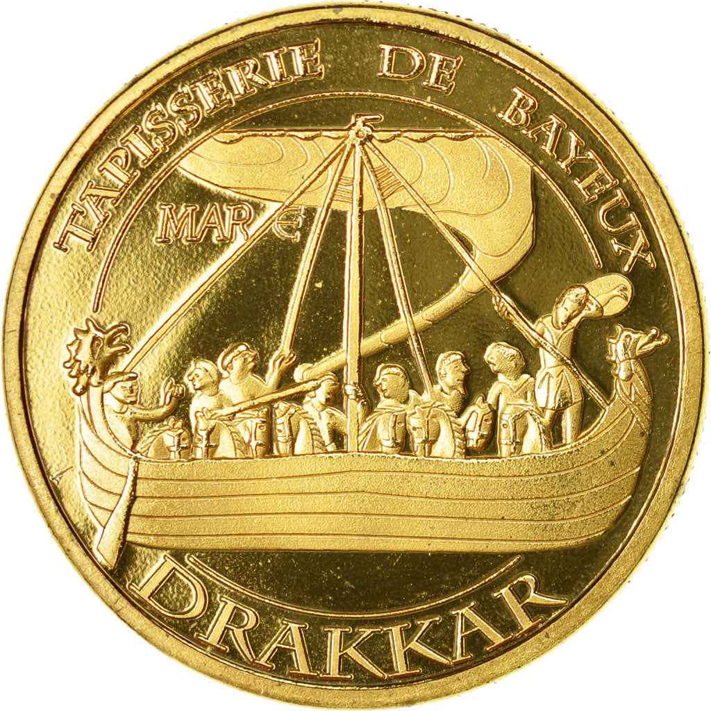 France, Token, Touristic token, 14/ Bayeux - Tapisseries - Drakkar, Souvenirs et
