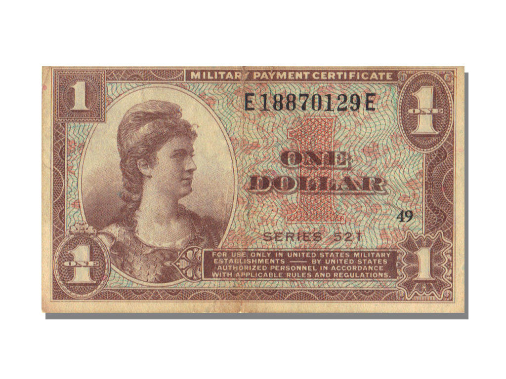 Banknote, United States, 1 Dollar, KM:M33, VF(30-35)