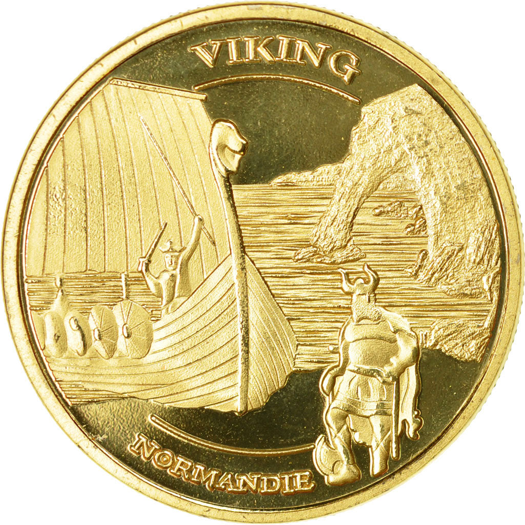 France, Jeton, Jeton Touristique, Normandie - Viking et Drakkar, Souvenirs et
