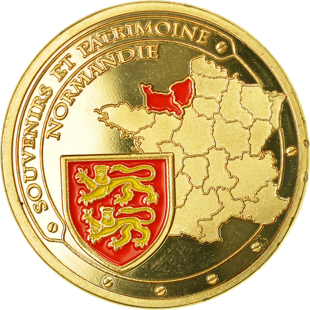 France, Jeton, Jeton Touristique, Normandie - Viking et Drakkar, Souvenirs et