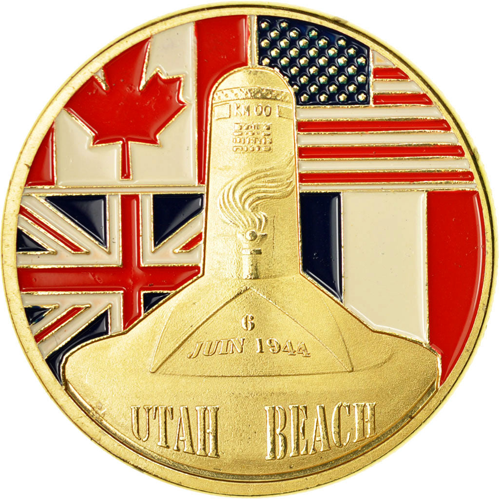 France, Token, Touristic token, Normandie -Utah Beach - 6 juin 1944, Souvenirs