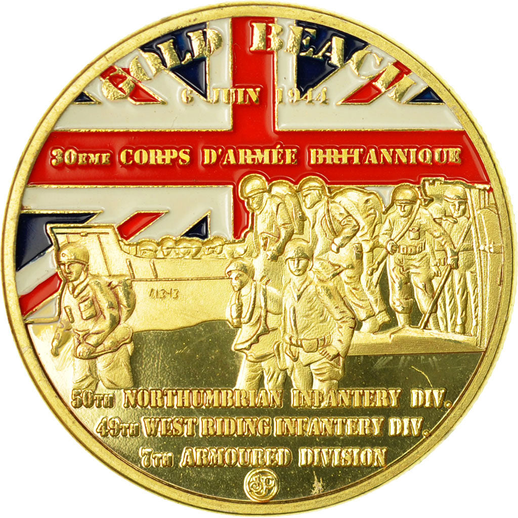 France, Token, Touristic token, Normandie - 30ème corps d'armée britannique -
