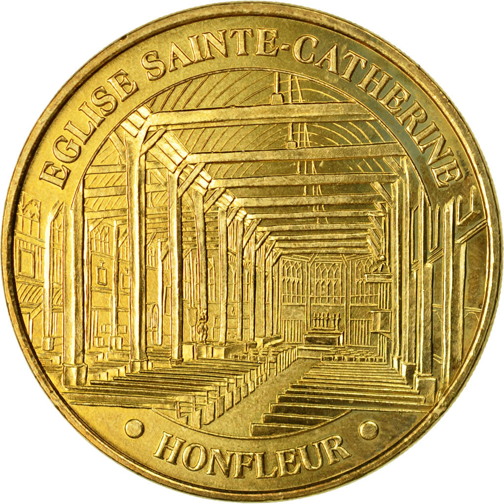 Francia, Token, Touristic token, Honfleur - Eglise Ste Catherine, 2010, MDP, BB